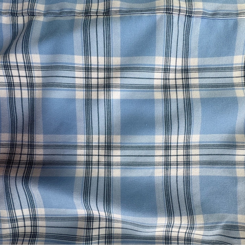 Brandy Melville Blue and White Plaid Mini Skirt - Picture 12 of 15